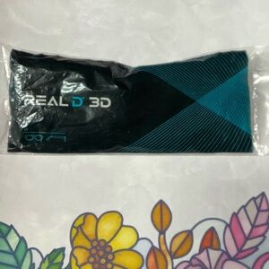 RealD 3D Black Glasses Sealed in Package
